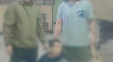 Foto Blur /istimewa: Penangkapan diduga Pelaku